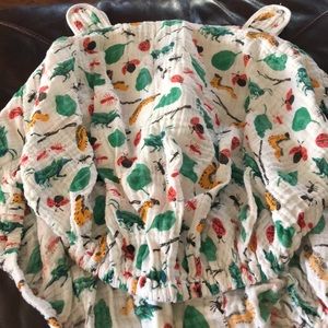 Bebe Au Lait muslin car seat cover